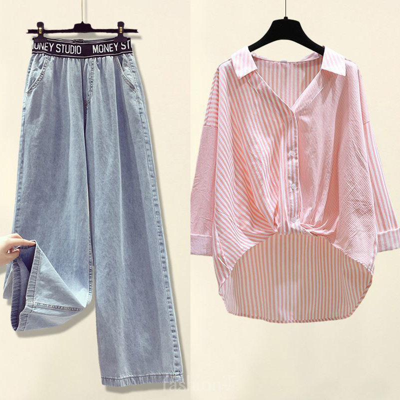 ピンク/シャツ+パンツ